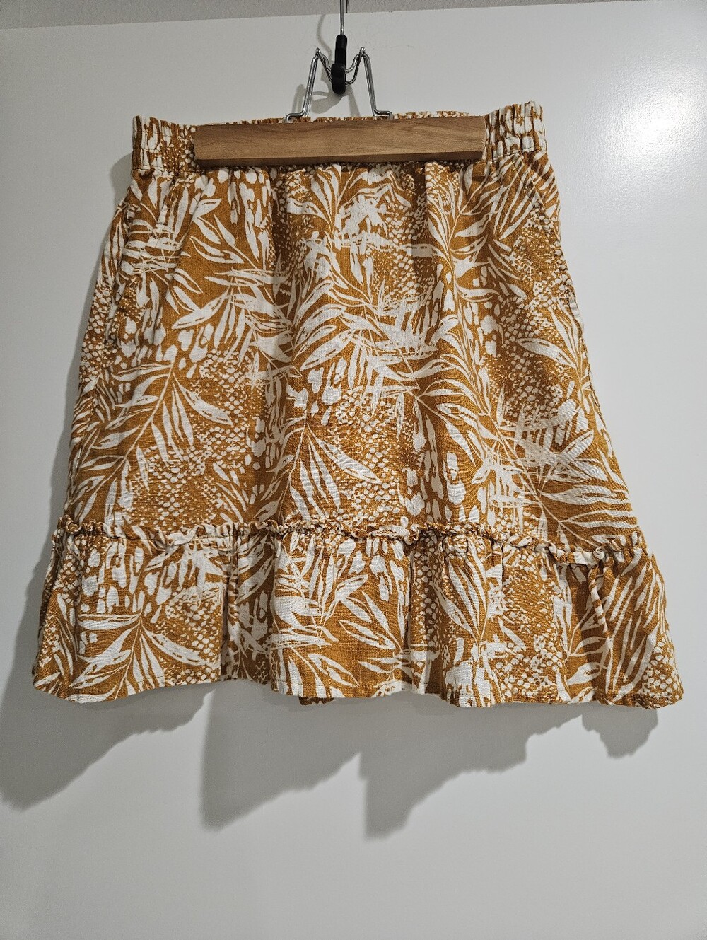 Christian Siriano Linen Mini Skirt